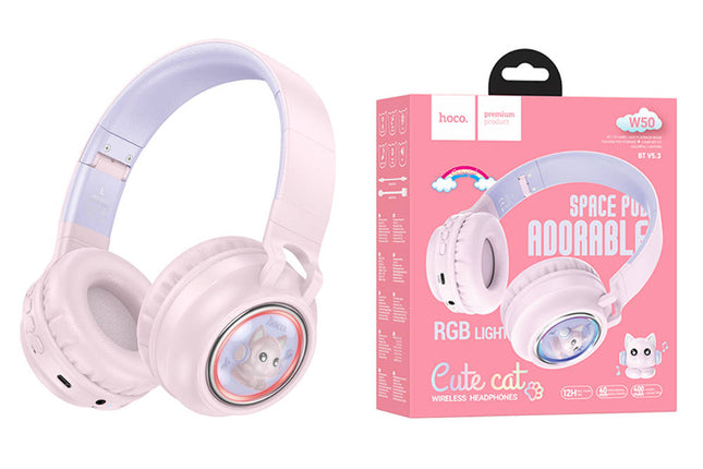 AUDIFONOS HOCO W50 BLUETOOTH TF CARD AUX