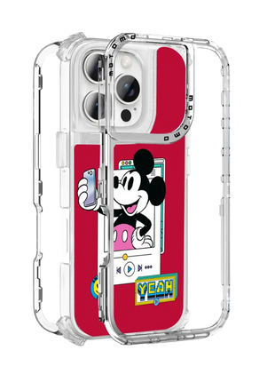 Vista de carcasa MOTOMO para iPhone con diseño de Disney
