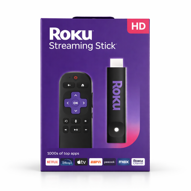 Roku Streaming Stick HD Reproductor Multimedia HDMI Full HD