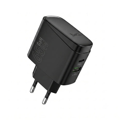 Cargador Hoco CS63A 65W GaN Dual Port + Cable Tipo C