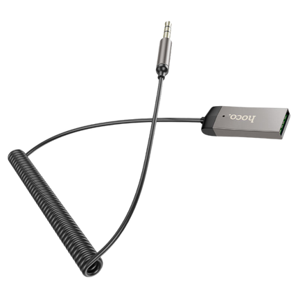 Hoco E78 – Transmisor Bluetooth para Automóvil con AUX y Control de Llamadas