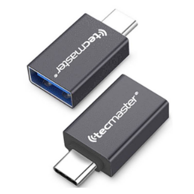 Adaptador OTG Tecmaster USB-C a USB-A de Aluminio