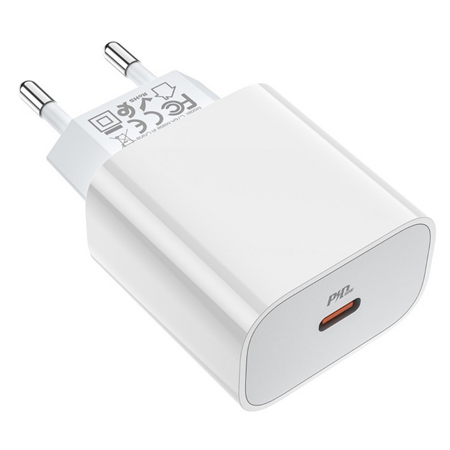 Adaptador de Carga Hoco C76A Plus 20W – USB-C Power Delivery