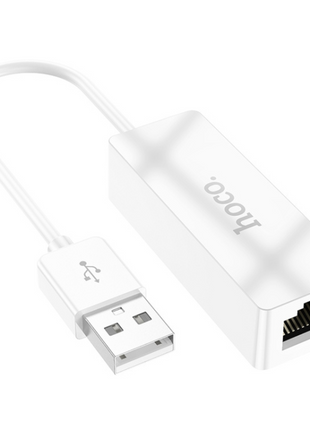 ADAPTADOR ETHERNET HOCO UA22 USB-A / USB-C A RJ45 DE 100 MBPS