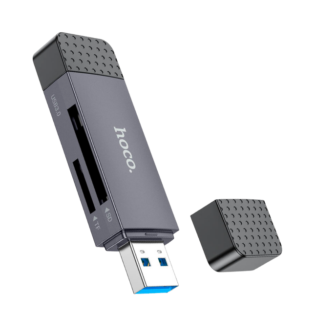 Lector de Tarjetas Hoco HB45 – USB-C y USB-A para SD y MicroSD