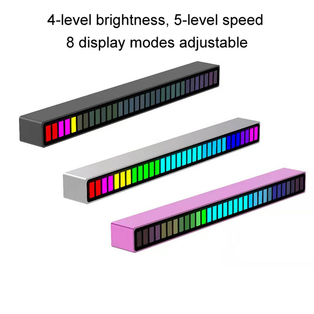 BARRA RGB LED VIPADA CON MÚSICA Y NIVEL DE 32 BITS - BARDA RGB LED CON MÚSICA