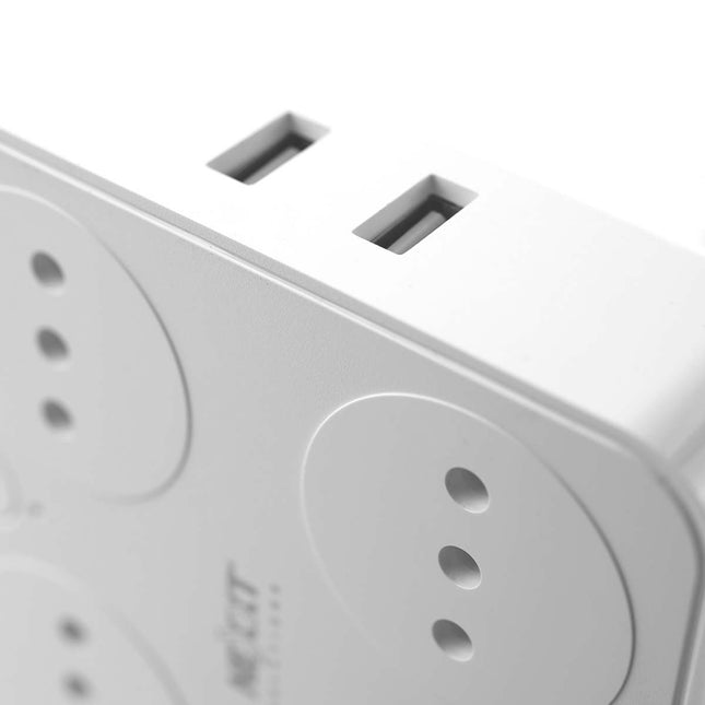 ENCHUFE NEXXT INTELIGENTE CUATRO TOMAS WI-FI 220V NHP-T720