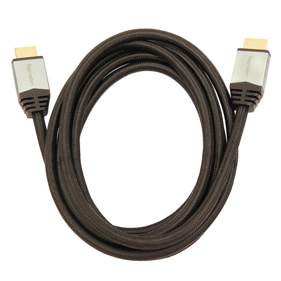 CABLE TECMASTER HDMI DE ALTA DEFINICIÓN 2 MTS COLOR NEGRO 2.1 10K