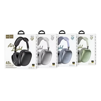 Hoco W35 Air – Audífonos Inalámbricos Over-Ear con Batería de Larga Duración