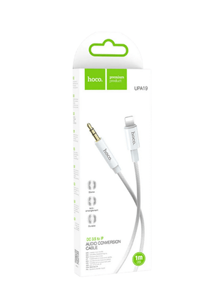 ADAPTADOR DE AUDIO HOCO UPA19 LIGTHNING A 3.5 MM - Technosun