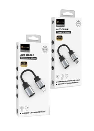 ADAPTADOR LENYES AX107 LIGHTNING AUX 3.5 MM - Technosun