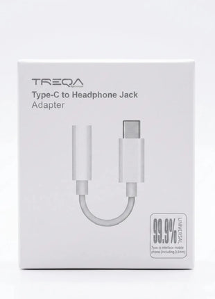 Adaptador USB - C a Jack 3.5mm TREQA CA - 1053 Blanco - Technosun