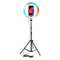 ARO DE LUZ LED RGB + TRIPODE RD - 36 CON EFECTO ARCO IRIS - Technosun