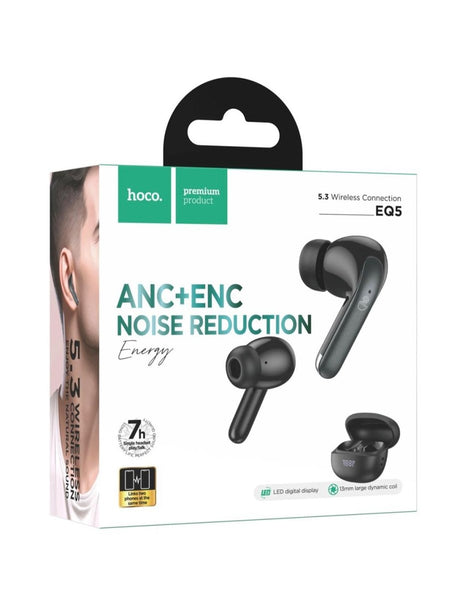 AUDIFONOS HOCO EQ5 BLUETOOTH TWS REDUCCION DE RUIDO - Technosun