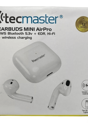 Audífonos Tecmaster Mini AirPro TWS Bluetooth 5.3 – Sonido Hi - Fi - Technosun