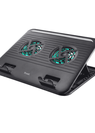 Base de Ventilación Trust GXT 278 Cyclone - 4 Ventiladores para Laptop - Technosun