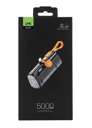 Batería Portátil KPG KP-54 5000mAh Tipo C y Lightning - Technosun