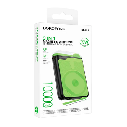 Borofone BJ69 – Cargador Portátil 20.000mAh con Doble Salida USB/USB-C