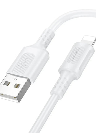CABLE BOROFONE BX111 USB - A - LIGHTNING 2.4A 1M - Technosun