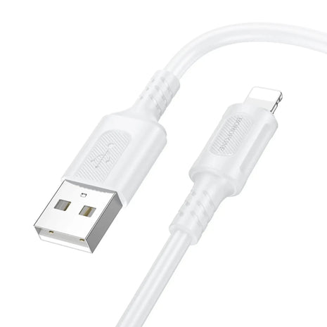CABLE BOROFONE BX111 USB - A - LIGHTNING 2.4A 1M - Technosun