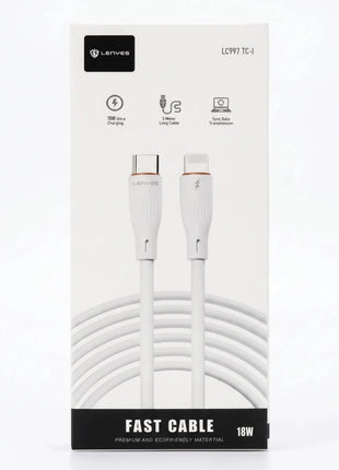Cable de Carga Rápida Lenyes LC997 TC-I USB-C a Lightning 3m - Technosun