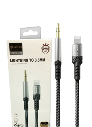 CABLE LENYES AX108 LIGHTNING A 3.5MM - Technosun