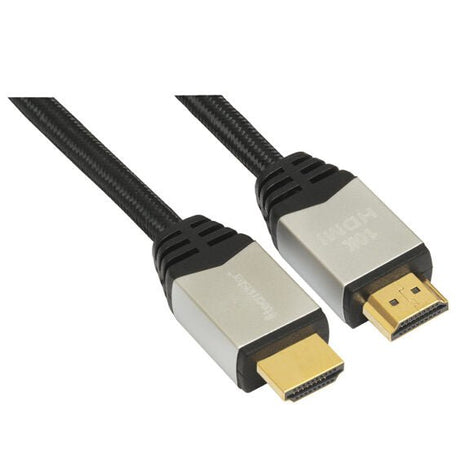 CABLE TECMASTER HDMI DE ALTA DEFINICIÓN 2 MTS COLOR NEGRO 2.1 10K - Technosun