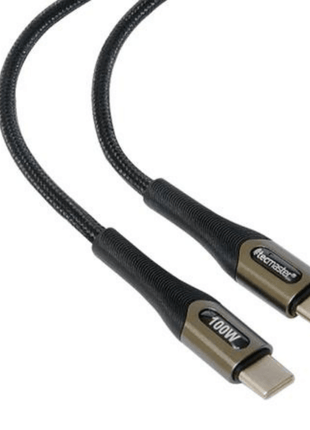 CABLE TECMASTER TIPO - C A TIPO - C REFORZADO HASTA 100W 1M - Technosun