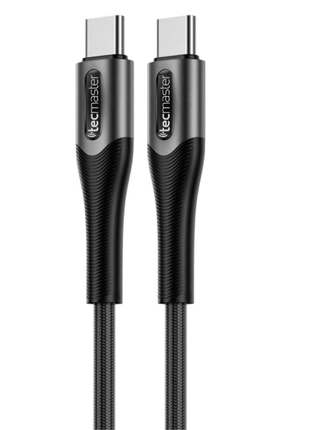 CABLE TECMASTER TIPO - C A TIPO - C REFORZADO HASTA 100W 1M - Technosun