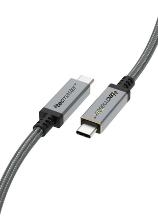 CABLE TECMASTER TIPO - C A TIPO - C REFORZADO V4.0 240W 40 GBPS - Technosun
