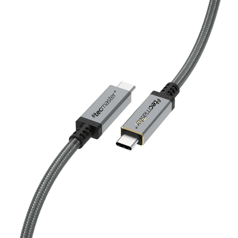 CABLE TECMASTER TIPO - C A TIPO - C REFORZADO V4.0 240W 40 GBPS - Technosun