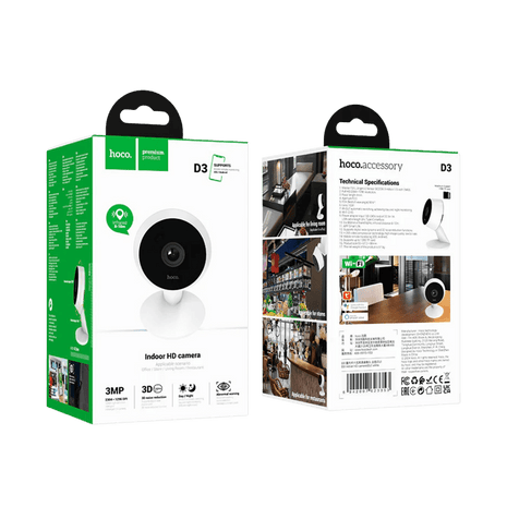 Cámara de Seguridad HOCO D3 Indoor 3MP Smart Life - Technosun