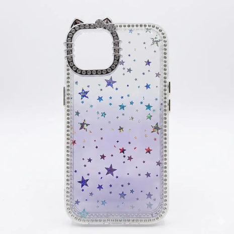 Carcasa Hello Kitty Strass Con Estrellas Para iPhone 14 - Technosun