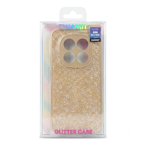 Carcasa Zummit Glitter Xiaomi Redmi Note 15 Pro 5G - Dorado - Technosun