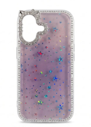 Carcasa ZUMMIT Hello Kitty Strass Estrellas iPhone 17 - Technosun