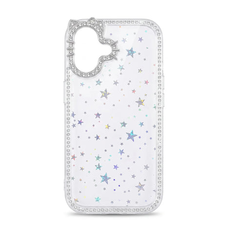 Carcasa ZUMMIT Hello Kitty Strass Estrellas iPhone 17 - Technosun