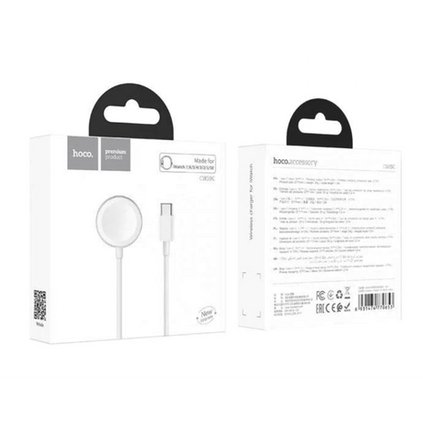 Cargador Apple Watch Hoco CW39C USB - C Magnético - Technosun