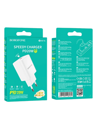 CARGADOR BOROFONE BA81A PD 20W - Technosun
