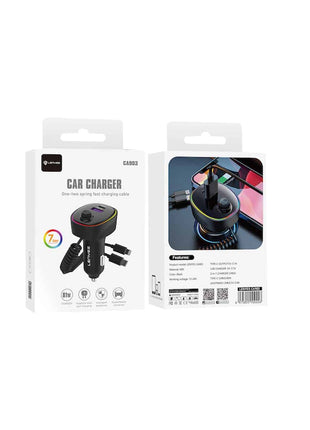 CARGADOR DE AUTO LENYES CA903 66W - Technosun
