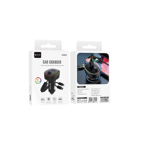 CARGADOR DE AUTO LENYES CA903 66W - Technosun