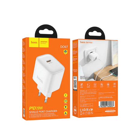CARGADOR HOCO DC67 PD20W SEC - Technosun