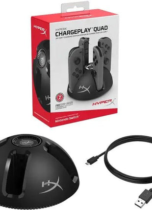 Cargador HyperX ChargePlay Quad Nintendo Switch para 4 Joy - Con - Technosun