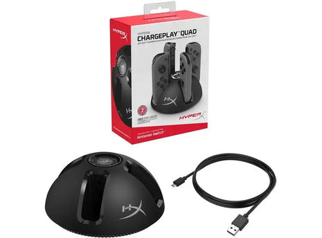 Cargador HyperX ChargePlay Quad Nintendo Switch para 4 Joy - Con - Technosun