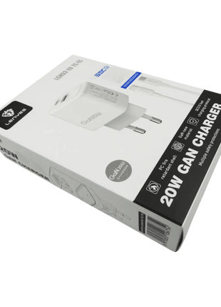 CARGADOR LENYES 20W GAN + CABLE USB C - Technosun