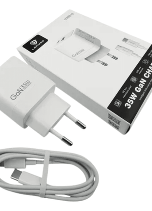 CARGADOR LENYES 35W GAN + CABLE USB C - Technosun