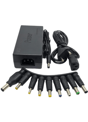 CARGADOR UNIVERSAL DE NOTEBOOK AJUSTABLE 9 CONECTORES 12 - 24V 120W - Technosun