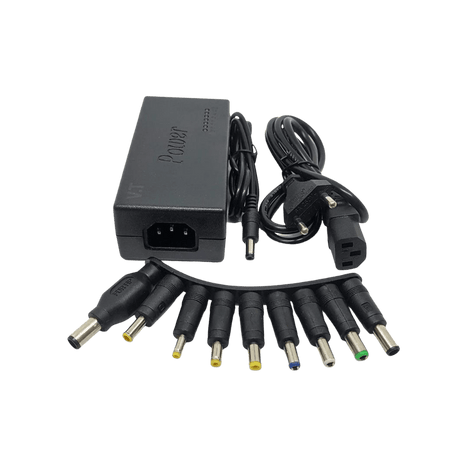 CARGADOR UNIVERSAL DE NOTEBOOK AJUSTABLE 9 CONECTORES 12 - 24V 120W - Technosun