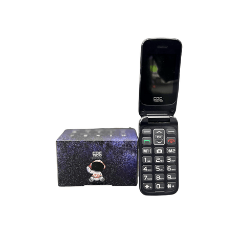 CELULAR CDC ADULTO MAYOR 4G SOS NEGRO - Technosun