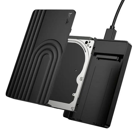 Cofre Disco Duro 2.5 Hoco HB55 USB 3.0 SATA Negro - Technosun