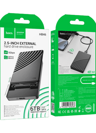 COFRE PARA DISCO DURO HOCO HB46 USB 3.0 - Technosun